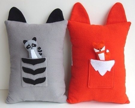 Забавные игрушки-подушки. Идеи для вдохновения