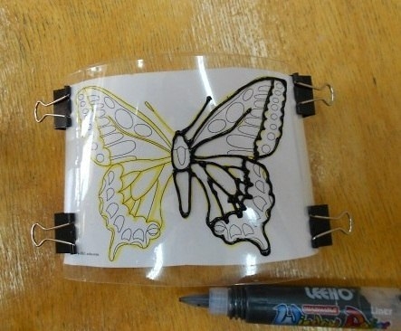 Бабочка из пластиковой бутылки