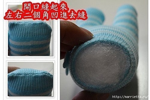 Милые котята из носков. Мастер-класс.