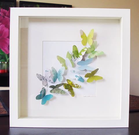 Идеи панно с бабочками