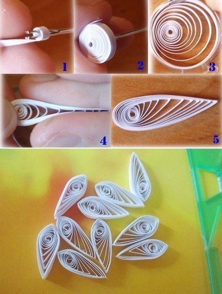 Ромашки в технике квиллинг.