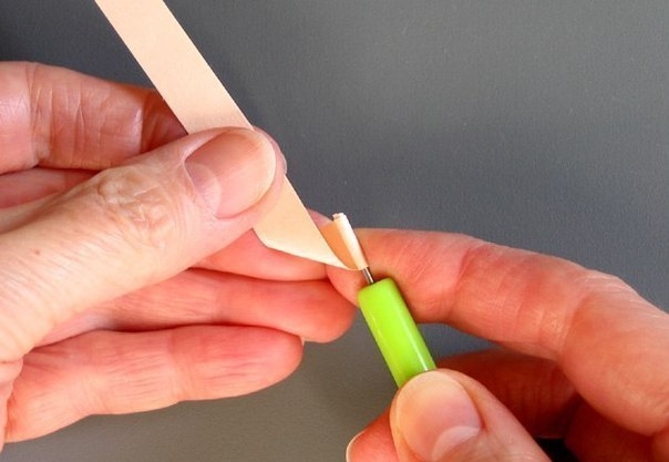 МК Роза в технике квиллинг