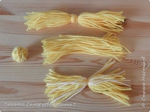 Цыплята из пряжи своими руками