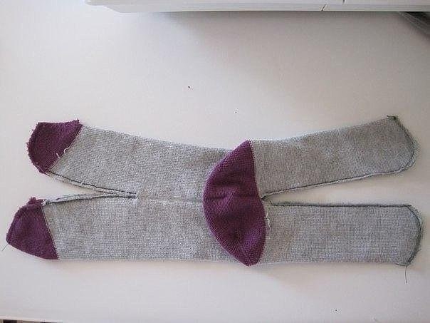 Котик из носков.