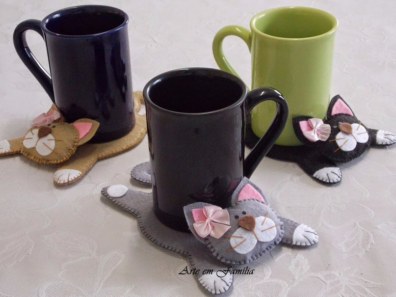 Шьём подставки под чашки