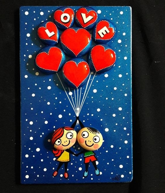 Рисуем на камешках