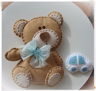 Мишки из фетра