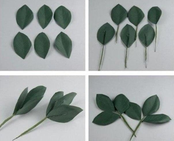 Розы из яичных лотков