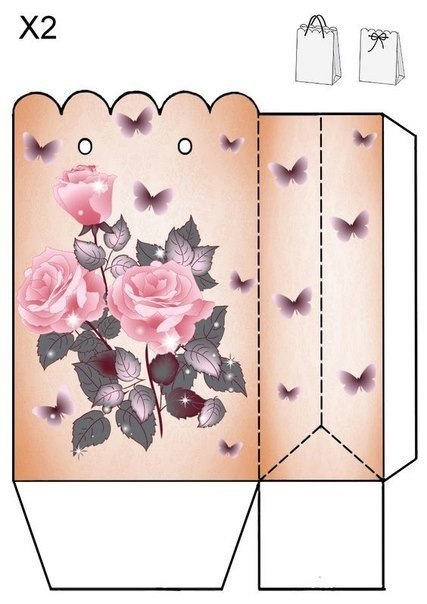 Шаблоны коробочек для вашего творчества