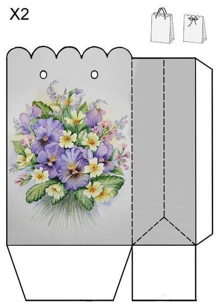 Шаблоны коробочек для вашего творчества