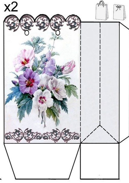 Шаблоны коробочек для вашего творчества