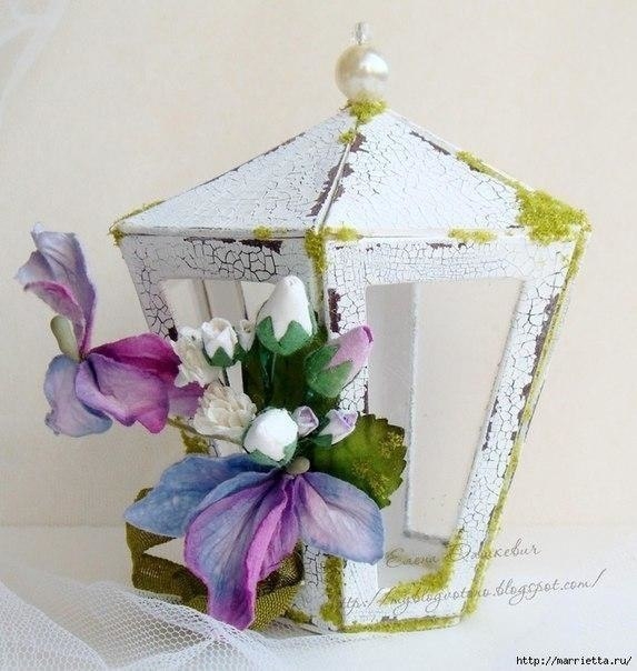 Делаем фонарик из картона