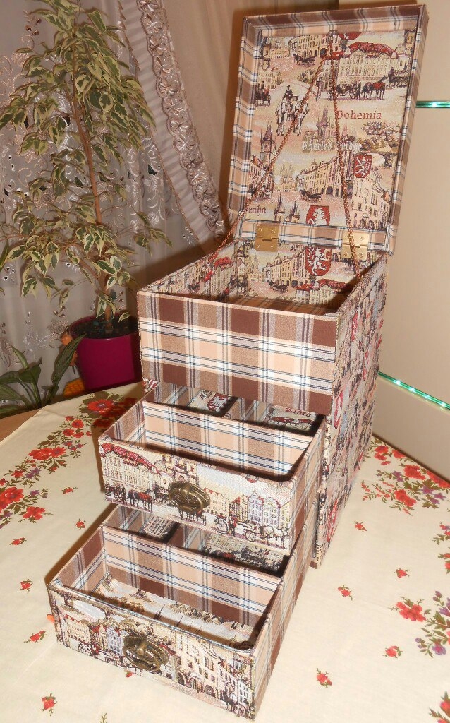 Короб для мелочей. Подарок девушке.