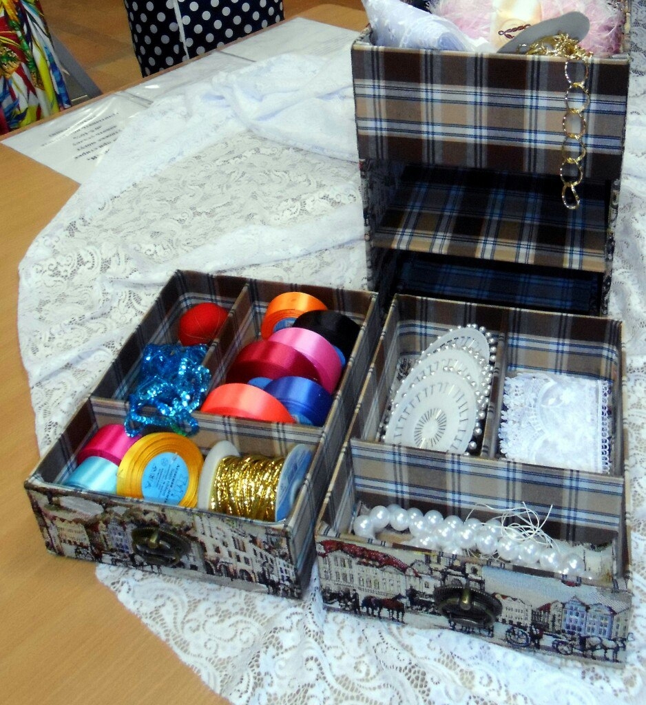 Короб для мелочей. Подарок девушке.