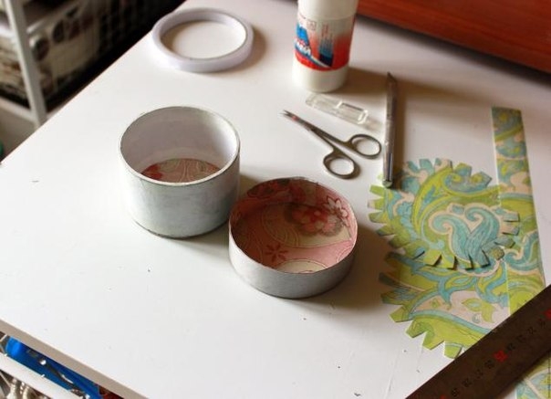 Делаем красивую коробочку из бобины от скотча