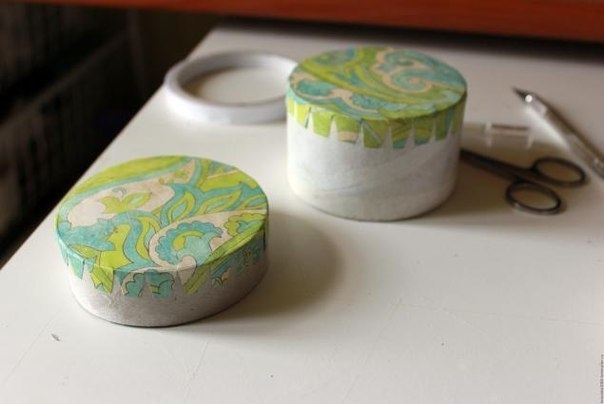 Делаем красивую коробочку из бобины от скотча