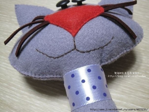 МК Шьем мартовского кота из фетра или флиса