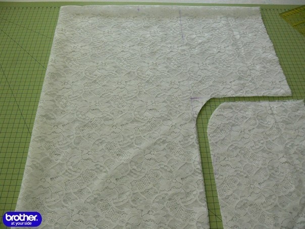 Кружевной халат-кимоно