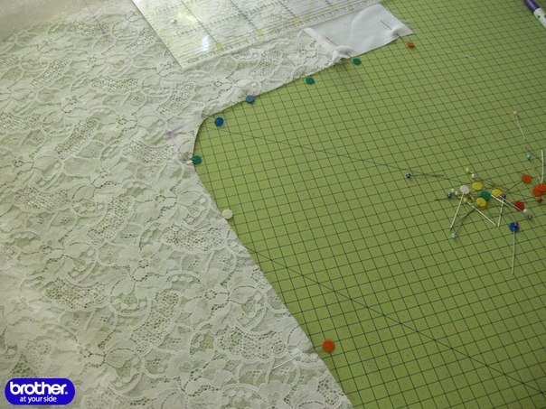 Кружевной халат-кимоно