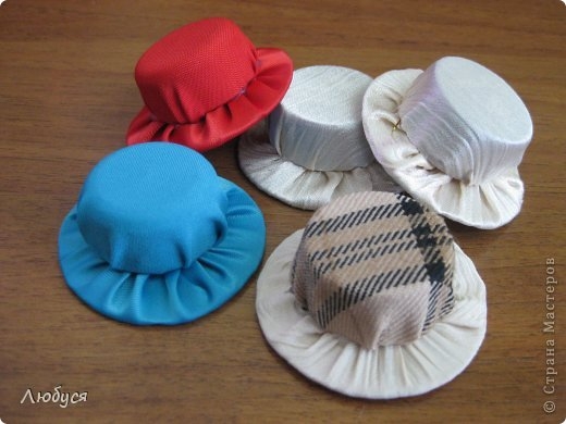Мастер-класс простеньких шляпок.