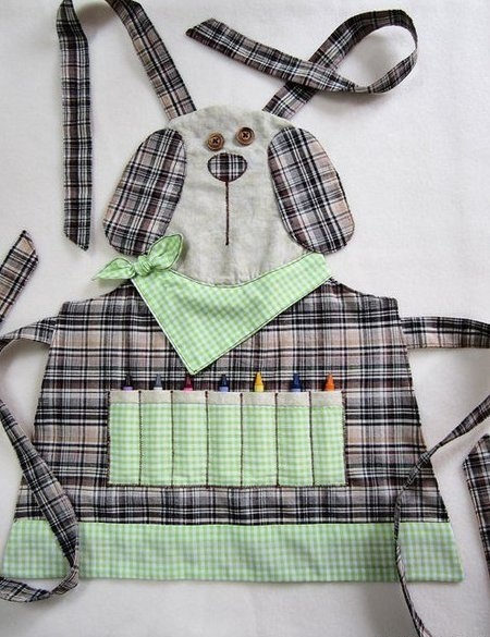 Забавные фартуки для деток. Идеи.