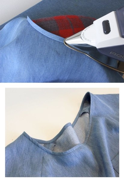 Обтачка горловины. МК