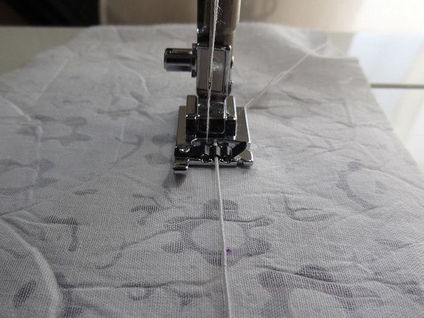 Как пришить резиновые жилки