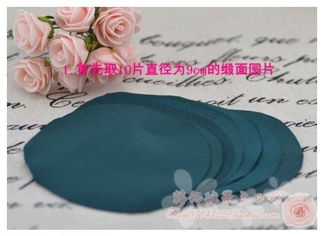 Цветы из ткани. Мастер-класс.