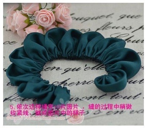 Цветы из ткани. Мастер-класс.