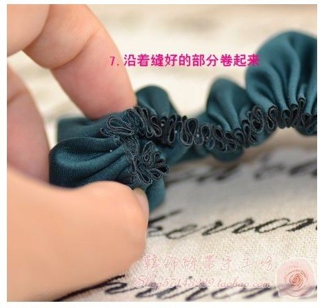 Цветы из ткани. Мастер-класс.