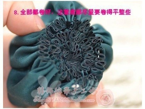 Цветы из ткани. Мастер-класс.