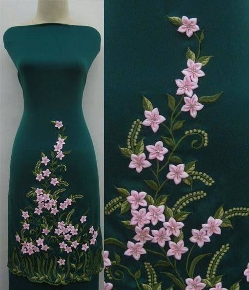 Декор платьев лентами. Невероятные идеи