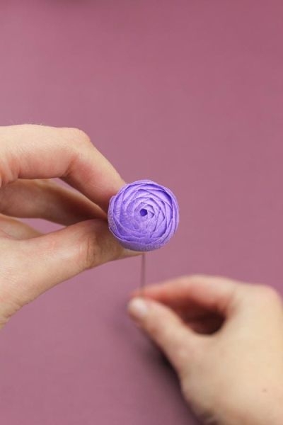 Бумажные цветы. Мастер-класс.