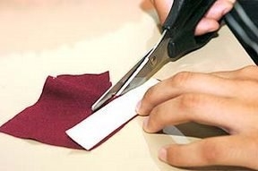 МК Коврик из лоскутков ткани