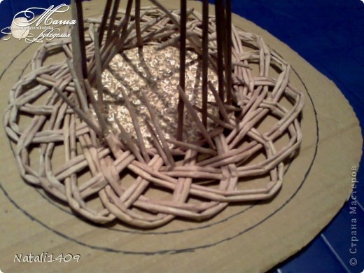 Плетеные вазочки-конфетницы