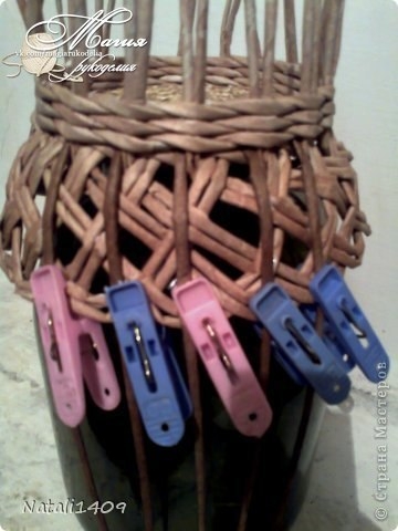 Плетеные вазочки-конфетницы