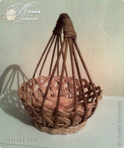 Плетеные вазочки-конфетницы