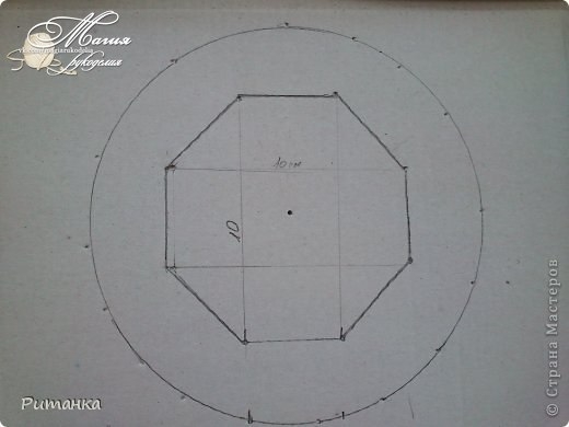 Миниатюрная беседка из газетных трубочек.