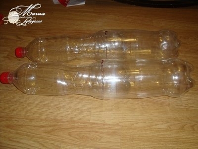 Овечка из пластиковых бутылок...