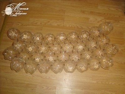 Овечка из пластиковых бутылок...