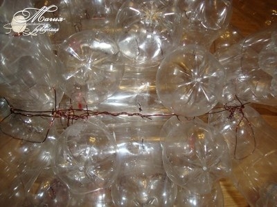 Овечка из пластиковых бутылок...