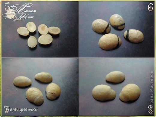 Божьи коровки из фасоли.