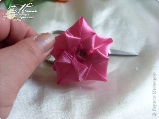 Розочка. Канзаши. МК.