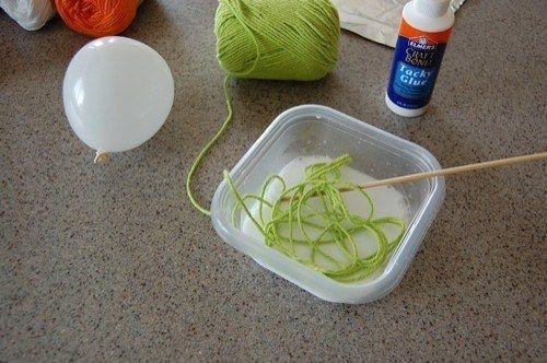 Как сделать шары-паутинки