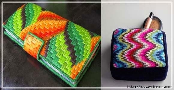 Вышивка барджелло. Необыкновенные факельные узоры+схемы