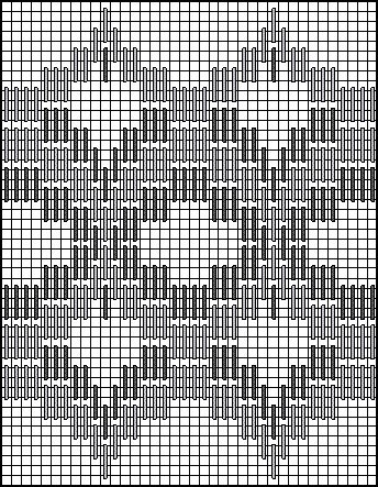 Вышивка барджелло. Необыкновенные факельные узоры+схемы