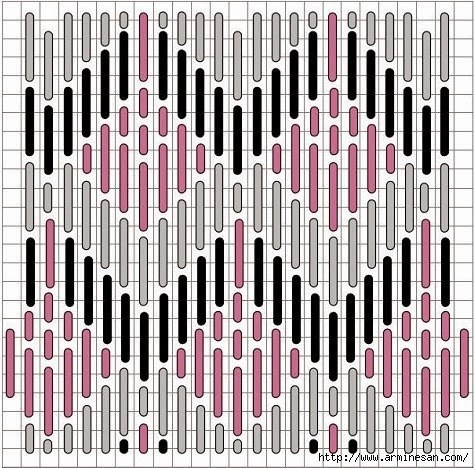 Вышивка барджелло. Необыкновенные факельные узоры+схемы