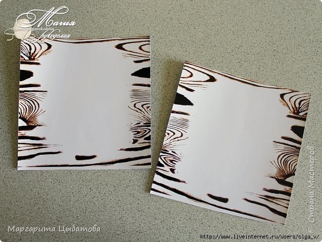 Ложный обжиг и браширование древесины.