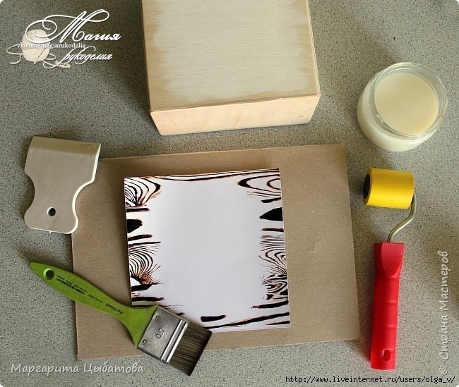 Ложный обжиг и браширование древесины.