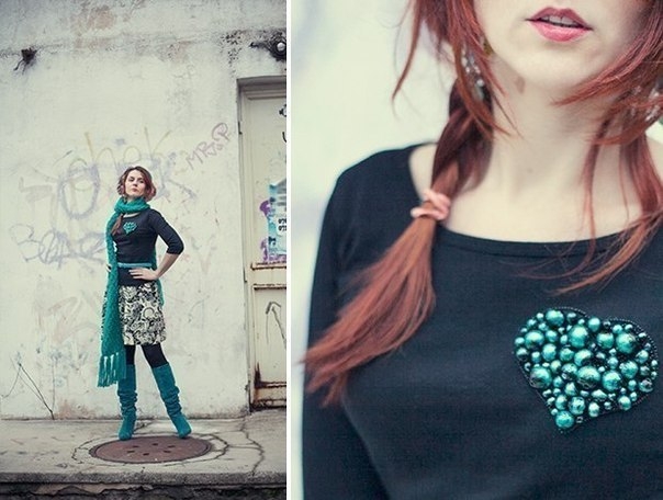 Брошь своими руками